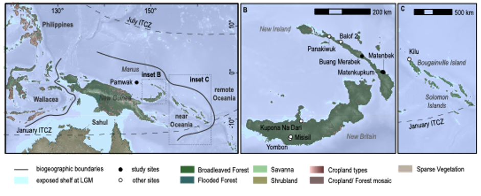 Lateglacial–Holocene environments and human occupation in the